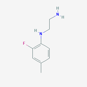 molecular formula C9H13FN2 B7905154 N*1*-(2-Fluoro-4-methyl-phenyl)-ethane-1,2-diamine 