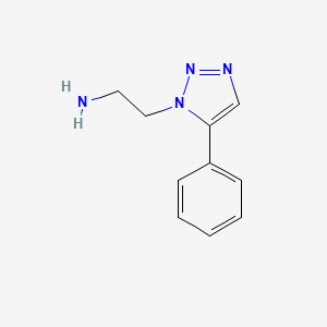 molecular formula C10H12N4 B7905160 2-(5-phenyl-1H-1,2,3-triazol-1-yl)ethan-1-amine CAS No. 1187927-22-5