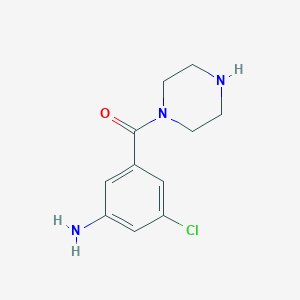 (3-amino-5-chlorophenyl)-1-piperazinylMethanone