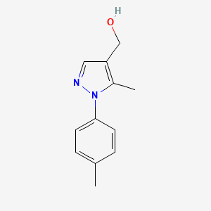 molecular formula C12H14N2O B7905203 (5-Methyl-1-p-tolyl-1H-pyrazol-4-yl)methanol 