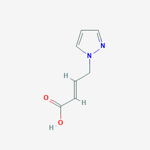 (E)-4-(1H-pyrazol-1-yl)but-2-enoic acid