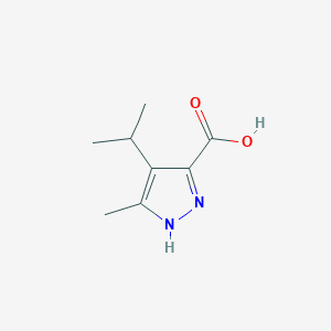 molecular formula C8H12N2O2 B7905323 4-Isopropyl-3-methyl-1H-pyrazole-5-carboxylic acid 