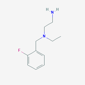 molecular formula C11H17FN2 B7905348 N*1*-Ethyl-N*1*-(2-fluoro-benzyl)-ethane-1,2-diamine 