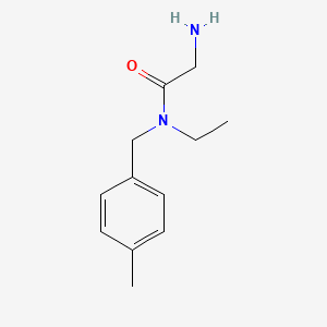molecular formula C12H18N2O B7905354 2-Amino-N-ethyl-N-(4-methyl-benzyl)-acetamide 