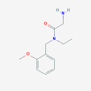 molecular formula C12H18N2O2 B7905357 2-Amino-N-ethyl-N-(2-methoxy-benzyl)-acetamide 