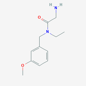 molecular formula C12H18N2O2 B7905364 2-Amino-N-ethyl-N-(3-methoxy-benzyl)-acetamide 