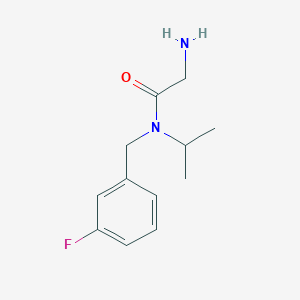 2-Amino-N-(3-fluoro-benzyl)-N-isopropyl-acetamide