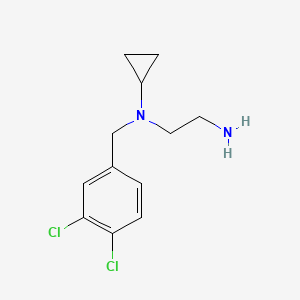 N1-Cyclopropyl-N1-(3,4-dichlorobenzyl)ethane-1,2-diamine