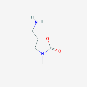 5-(Aminomethyl)-3-methyl-1,3-oxazolidin-2-one