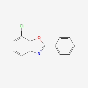 molecular formula C13H8ClNO B7905595 7-Chloro-2-phenylbenzo[d]oxazole 