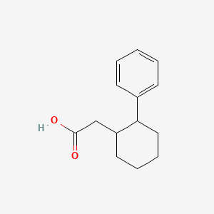 molecular formula C14H18O2 B7905631 (2-苯基环己基)乙酸 CAS No. 65226-97-3