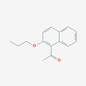 molecular formula C15H16O2 B7905730 1-(2-Propoxynaphthalen-1-yl)ethanone 