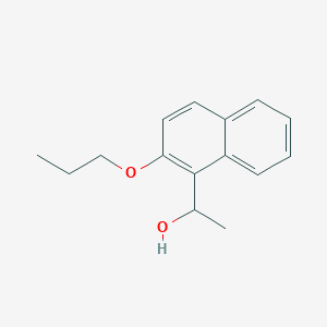 molecular formula C15H18O2 B7905736 1-(2-n-Propoxy-1-naphthyl)ethanol 