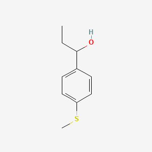 molecular formula C10H14OS B7905770 1-[4-(Methylthio)phenyl]-1-propanol 