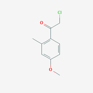 molecular formula C10H11ClO2 B7905778 2-Chloro-1-(4-methoxy-2-methylphenyl)ethanone CAS No. 37904-74-8