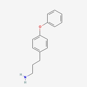molecular formula C15H17NO B7905818 4-Phenoxy-benzenepropanamine 
