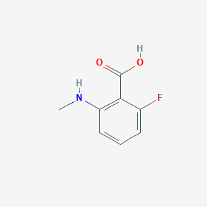molecular formula C8H8FNO2 B7905909 2-Fluoro-6-(methylamino)benzoic acid 
