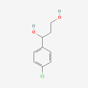 molecular formula C9H11ClO2 B7905939 1-(4-氯苯基)-1,3-丙二醇 