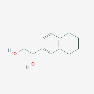molecular formula C12H16O2 B7905959 1-(5,6,7,8-Tetrahydro-2-naphthalenyl)-1,2-ethanediol CAS No. 721968-64-5