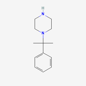 molecular formula C13H20N2 B7905981 1-(2-Phenylpropan-2-yl)piperazine 