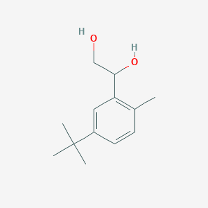 1-(5-Tert-butyl-2-methylphenyl)ethane-1,2-diol