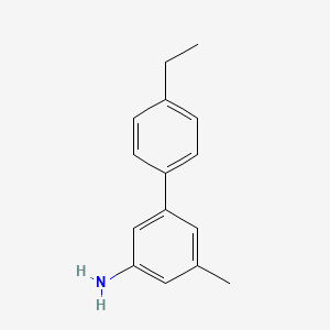 molecular formula C15H17N B7905990 3-(4-Ethylphenyl)-5-methylaniline 