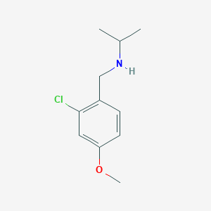 molecular formula C11H16ClNO B7906017 N-(2-Chloro-4-methoxybenzyl)propan-2-amine 