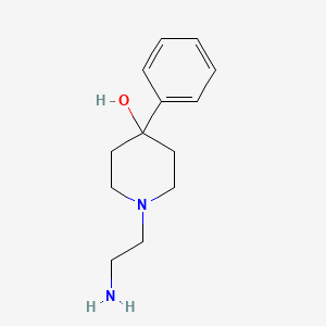 molecular formula C13H20N2O B7906033 1-(2-Aminoethyl)-4-phenylpiperidin-4-ol 
