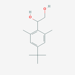 molecular formula C14H22O2 B7906055 1-(4-Tert-butyl-2,6-dimethylphenyl)ethane-1,2-diol 