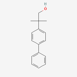 molecular formula C16H18O B7906072 2-([1,1'-Biphenyl]-4-yl)-2-methylpropan-1-ol 