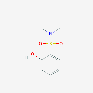 molecular formula C10H15NO3S B7906077 N,N-Diethyl-2-hydroxybenzene-1-sulfonamide 