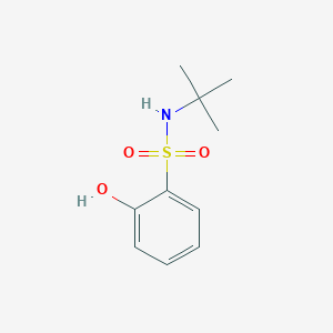 molecular formula C10H15NO3S B7906085 N-tert-Butyl-2-hydroxybenzene-1-sulfonamide 