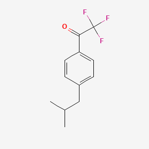 molecular formula C12H13F3O B7906093 2,2,2-Trifluoro-1-(4-isobutylphenyl)ethanone CAS No. 118569-68-9