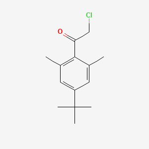 molecular formula C14H19ClO B7906173 1-(4-Tert-butyl-2,6-dimethylphenyl)-2-chloroethanone 