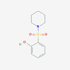 molecular formula C11H15NO3S B7906184 2-(Piperidine-1-sulfonyl)phenol 