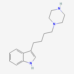 molecular formula C16H23N3 B7906241 3-(4-piperazin-1-ylbutyl)-1H-indole 