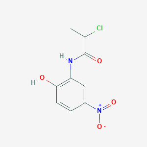 2-Chloro-N-(2-hydroxy-5-nitrophenyl)propanamide, 95%