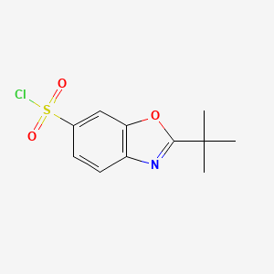 2-(tert-Butyl)benzo[d]oxazole-6-sulfonyl chloride