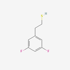 molecular formula C8H8F2S B7906339 2-(3,5-Difluorophenyl)ethane-1-thiol 