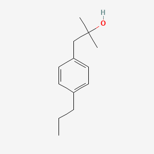 molecular formula C13H20O B7906352 1-(4-n-Propylphenyl)-2-methyl-2-propanol 