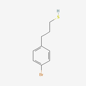 molecular formula C9H11BrS B7906374 3-(4-Bromophenyl)propane-1-thiol 