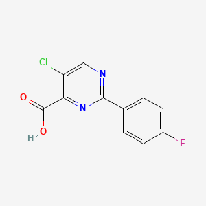 5-Chloro-2-(4-fluorophenyl)pyrimidine-4-carboxylic acid