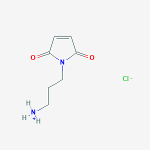 molecular formula C7H11ClN2O2 B7906427 N-(3-Aminopropyl)maleimide hydrochloride salt 