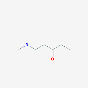 molecular formula C8H17NO B7906468 1-Dimethylamino-4-methylpentan-3-one 
