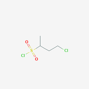 molecular formula C4H8Cl2O2S B7906492 4-Chlorobutane-2-sulfonyl chloride 