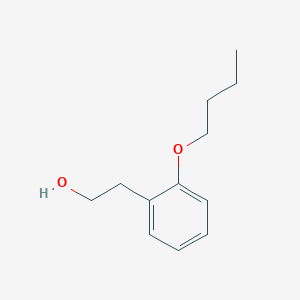 molecular formula C12H18O2 B7906499 2-(2-Butoxyphenyl)ethanol 