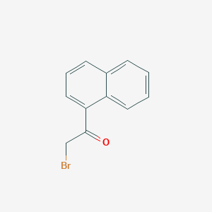 molecular formula C12H9BrO B079065 2-Bromo-1-(naphthalen-1-yl)ethanone CAS No. 13686-51-6