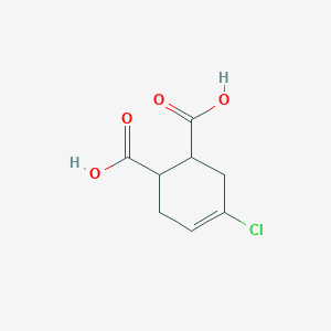 molecular formula C8H9ClO4 B7906509 1-Chlorocyclohexene-4,5-dicarboxylic acid 