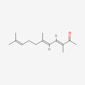 molecular formula C14H22O B7906511 3,6,10-Trimethylundeca-3,5,9-trien-2-one 