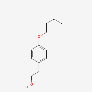 molecular formula C13H20O2 B7906521 4-iso-Pentoxyphenethyl alcohol 